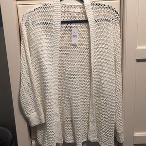 Lou & Grey Cable knit Open Cardigan